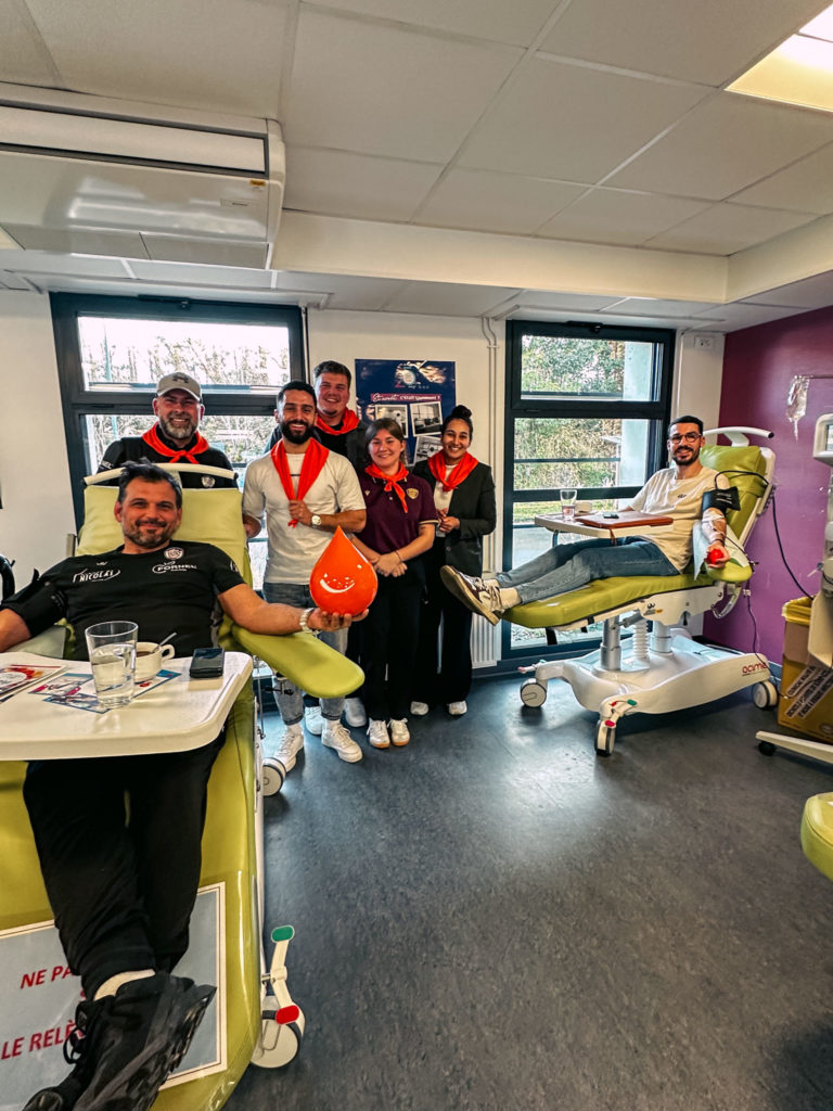 Opération don de plasma pour nos équipes