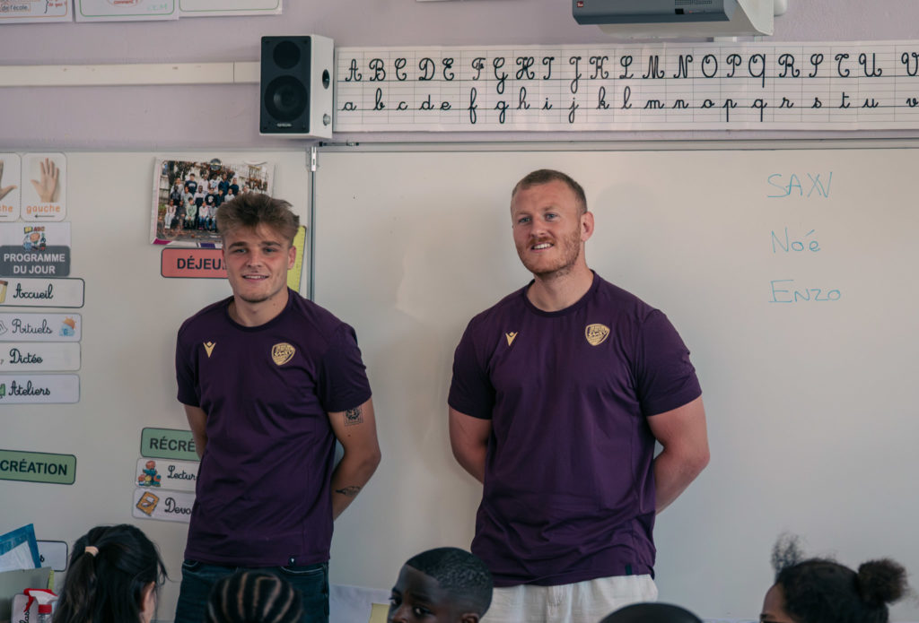 Le SA XV à la rencontre des élèves de l’École Émile Roux