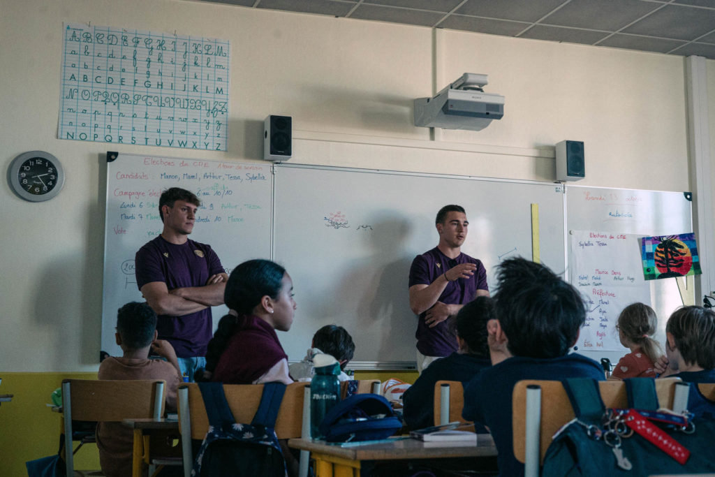 Le SA XV à la rencontre des élèves de l&rsquo;école Ferdinand Buisson